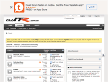 Tablet Screenshot of forum.clubitr.com.au